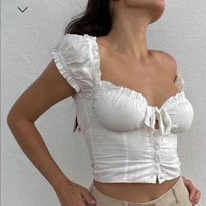 princess polly: Elouise crop top